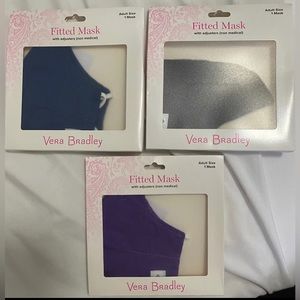 3 Vera Bradley Fitted Masks